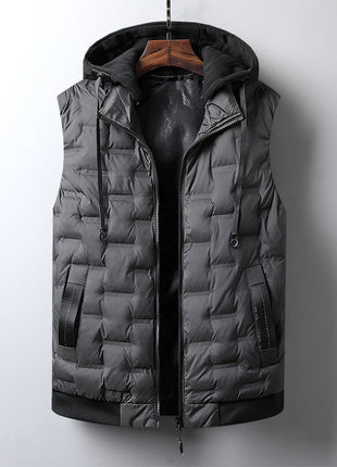 Gilet étudiant automne et hiver gilet en duvet gilet grande taille