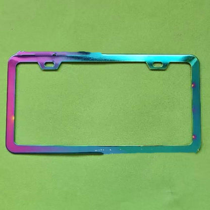 Fresh on the Scene at Buy Center: American Standard License Plate Frame License Plate Frame License Frame Square Hole Burning Blue