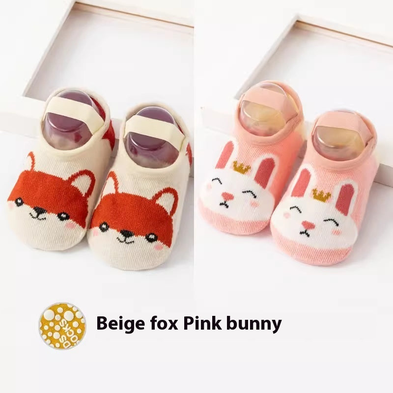 Hot New Items at Buy Center: Cute Printed Anti Slip Cotton Socks For Infants And Young Children Style 2