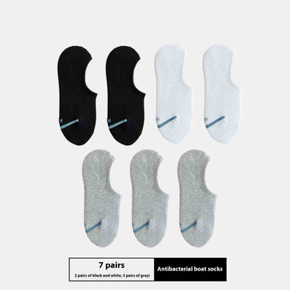 Chaussettes courtes pour hommes, été, fines, sport, respirantes