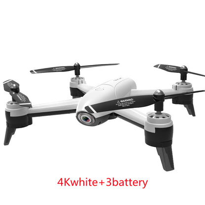 Aerial drone 4Kwhite+3battery