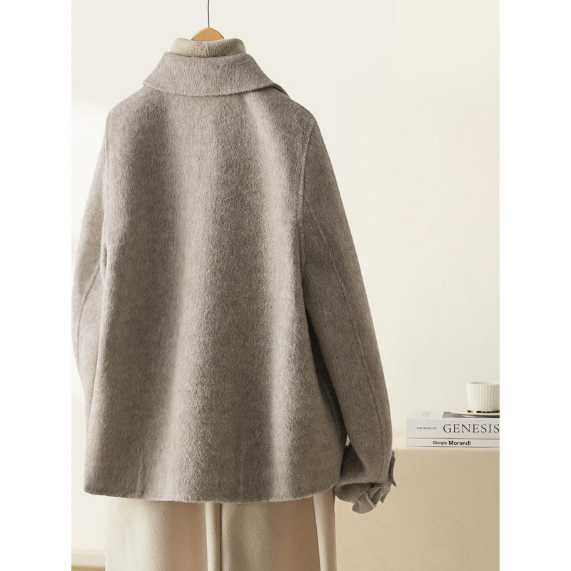 Hepburn Style Coat Woolen Coat Buy Center