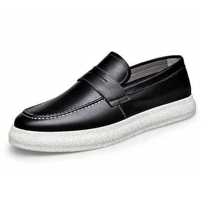 Men's Spring New Trendy All-match Casual Leather Shoes Buy Center