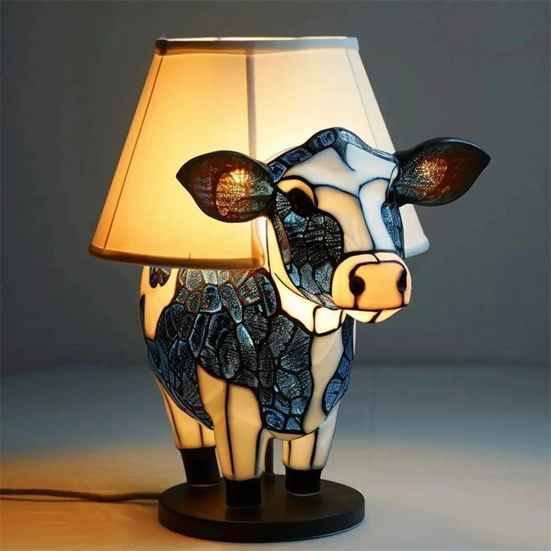 New Product Beautiful Cow Table Lamp Bedside Table Lamp With USB Bedside Lamp For Living Room Bedroom Dormitory Bra Ornament at buy Center