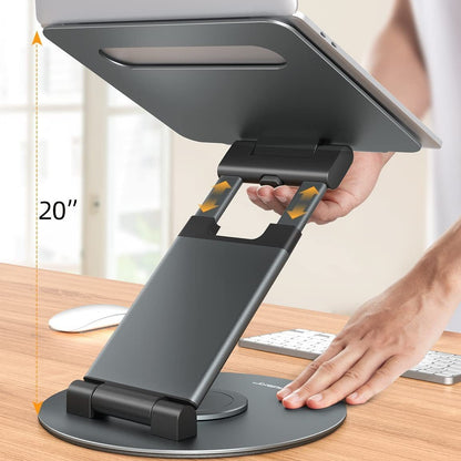 Newly Arrived at Buy Center: Notebook Bracket Laptop Bracket Aluminum Alloy Desktop Adjustable Base 360-degree Rotation