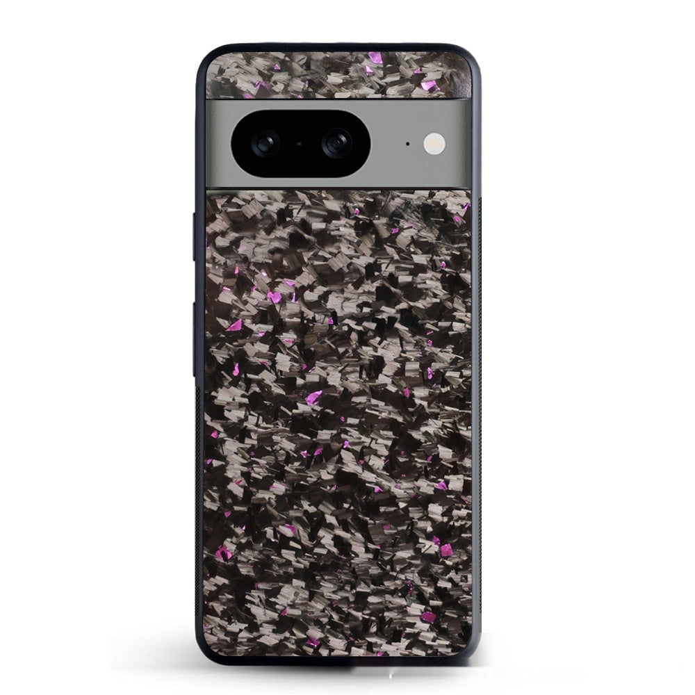 Buy Center Exclusive Offer-Suitable For Real Carbon Fiber TPU Phone Protective Case Forged Carbon Fiber Purple