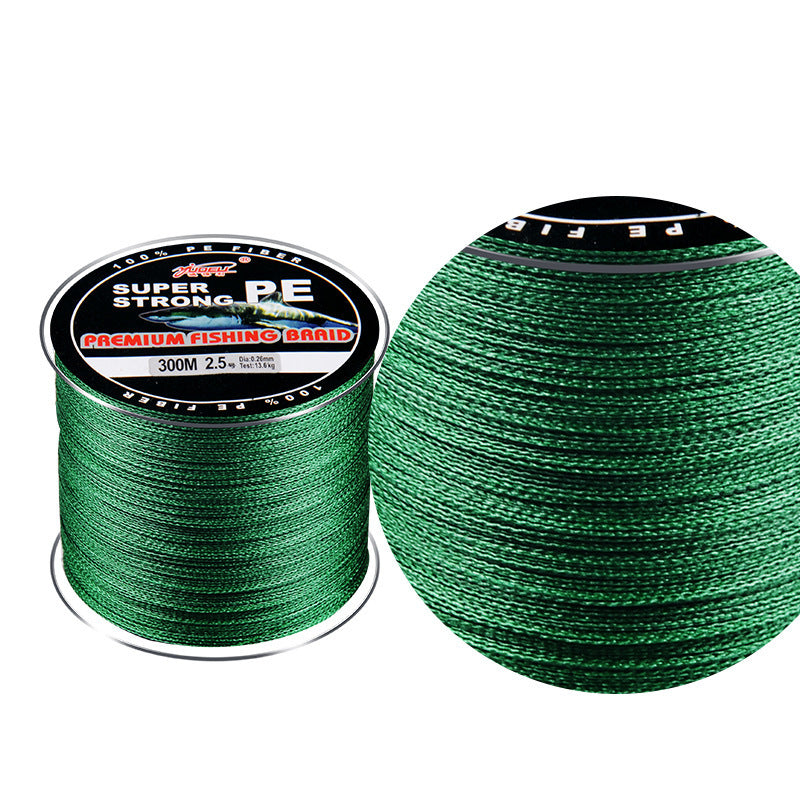 Fresh Arrivals at Buy Center: PE Line Sub 300 Meters 4-section Dali Mayu Line Army Green