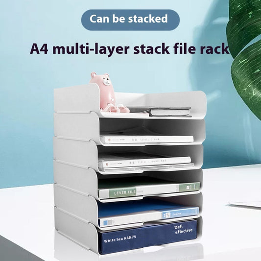 Fresh Arrivals at Buy Center: Multi-layer Storage Box Office Desk Surface Panel A4 Folder Rack