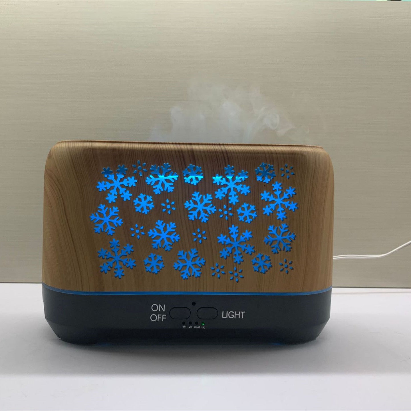 Christmas Snowflake Pattern Humidifier Household Colorful Aromatherapy Humidifier Atmosphere Colorful Diffuser Buy Center