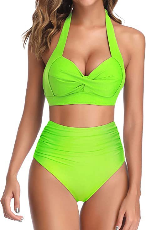 New Split Bow Bikini Seaside Vacation Swimwear