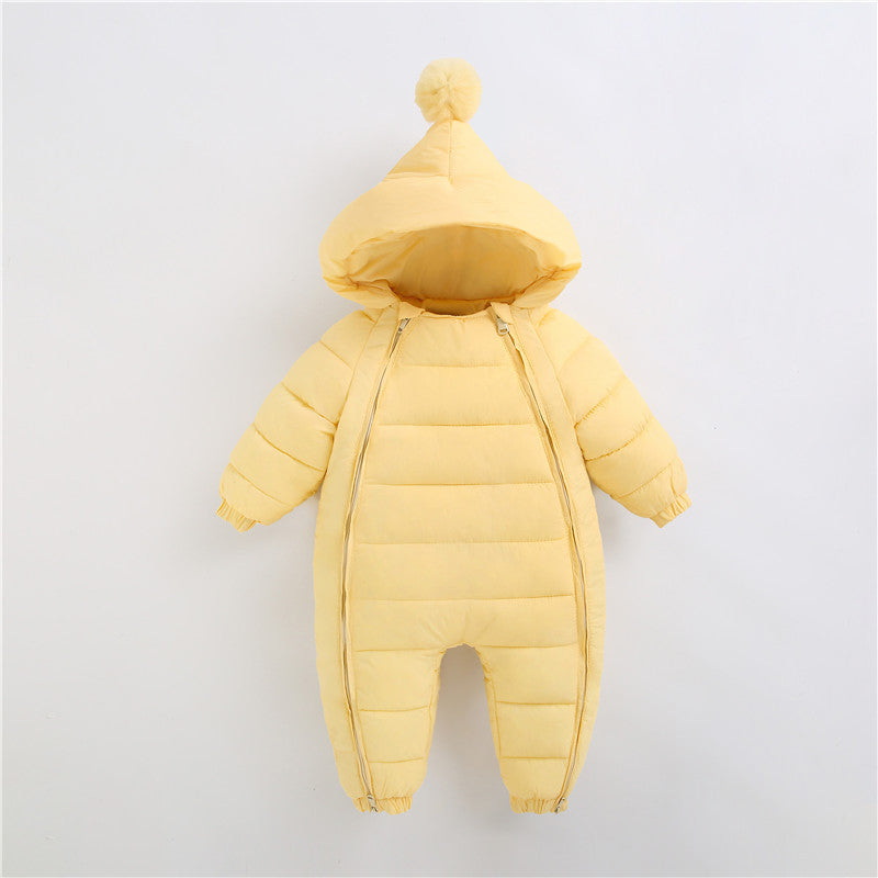 Newly Arrived at Buy Center: Newborn Cotton For Men And Women, Baby Climbing Clothes Yellow