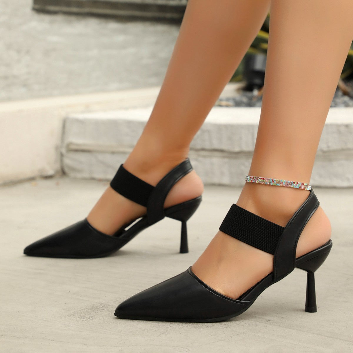 Buy Center Trend-New Pointed Toe Stiletto Slippers Women