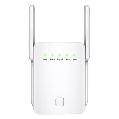 Fresh Arrivals at Buy Center: Upgraded Enhanced 1200m Dual-band WiFi Relay 5G Wireless Signal Amplification Enhancer WiFi Extender 1200SN US White