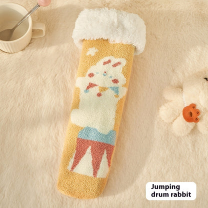 Lamb Fleece Room Socks Children's Tube Socks Buy Center