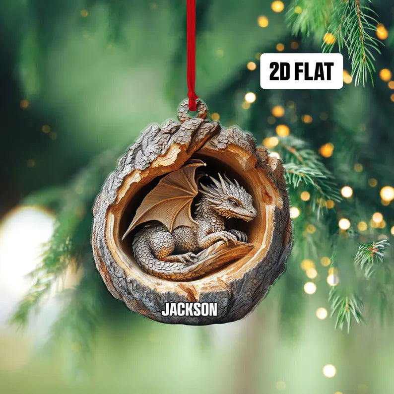 Christmas Tree Decorations Small Animal 2D Flat Print Acrylic Small Pendant Buy Center