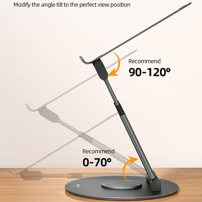 Newly Arrived at Buy Center: Notebook Bracket Laptop Bracket Aluminum Alloy Desktop Adjustable Base 360-degree Rotation