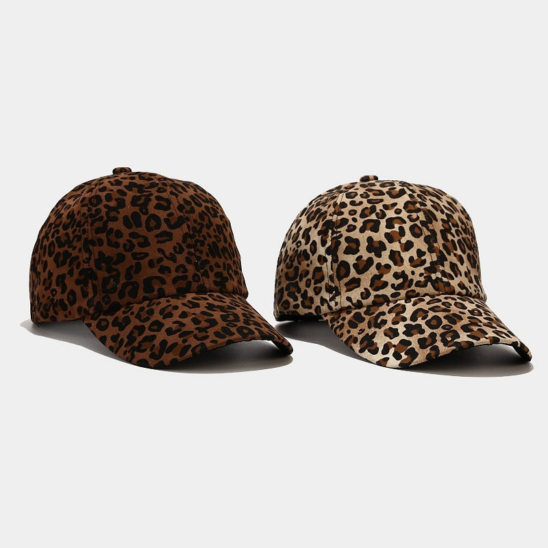 European And American Literary Vintage Leopard Print Baseball Cap | Women's Clothing2 | Buy Center