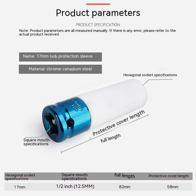 Newly Arrived at Buy Center: Pneumatic Wrench Tire Screw Hexagon Socket Single 17mm