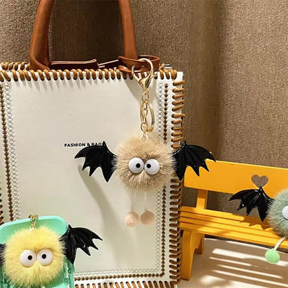 Cute Funny Halloween Artificial Mink Hair Little Devil Package Pendant Buy Center