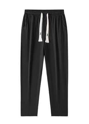 Cropped Casual Loose Men's Long Pants