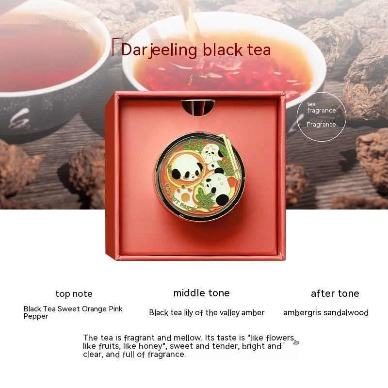 Newly Released at Buy Center: Panda Hot Pot Car Fragrance Outlet Perfume Decoration Jilin Black Tea Formal Wear