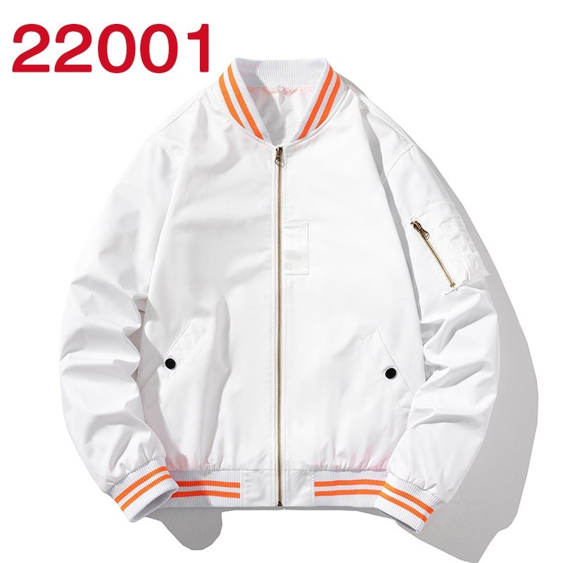 American Street Fashion Hooded Jacket Solid Color Printing Embroidered Baseball Uniform Buy Center