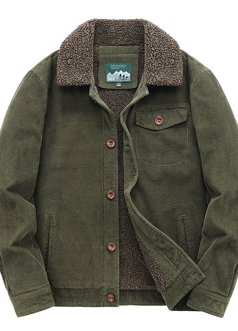 Fashion Personality Retro Corduroy Jacket For Men