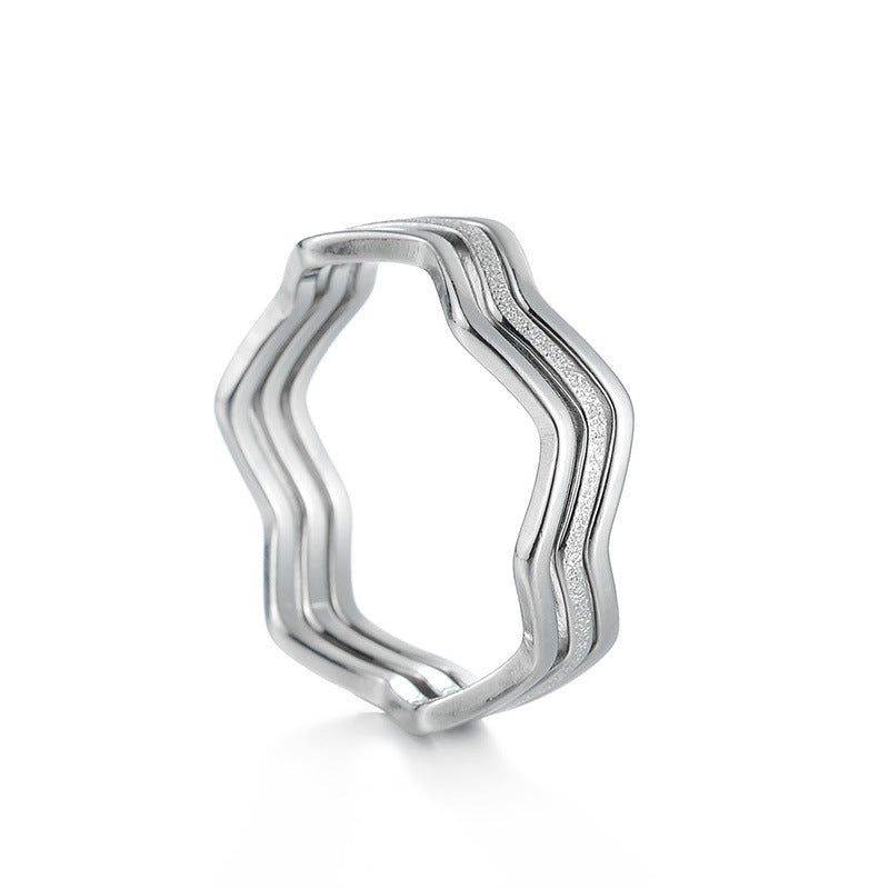 Retro Minority Titanium Steel Ring Female Fashion Buy Center