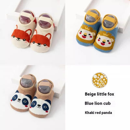 Hot New Items at Buy Center: Cute Printed Anti Slip Cotton Socks For Infants And Young Children Style 4