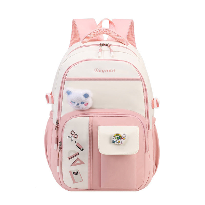 Fresh Arrivals at Buy Center: Backpack Fashion Casual Large-capacity Bag Pink