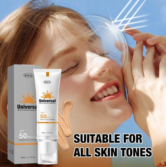 Just Arrived at Buy Center: Universal Sunscreen SPF 50 PA, Protector Solar Con Color, Tinted Sunscreen, No Sticky Refreshing Non And Does Not Harm Residue For All Skin Type And UV Defense