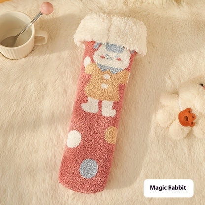 Lamb Fleece Room Socks Children's Tube Socks Buy Center