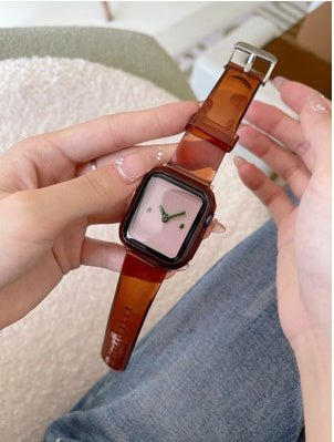 Fresh Arrivals at Buy Center: Brown Transparent Suitable For Iwatch Watch Strap Brown