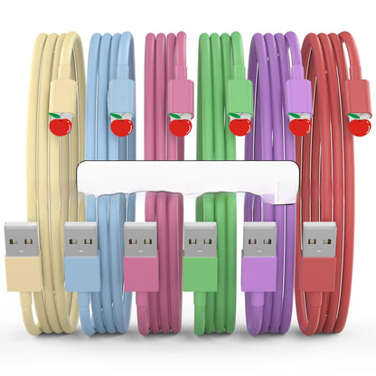 Hot New Items at Buy Center: Color Data Cable Multi-color Charging Cable TPE Material Anti-break