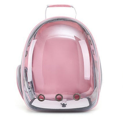 New at Buy Center: Pet Leisure Simple Large Capacity Space Bag Side Open Pink