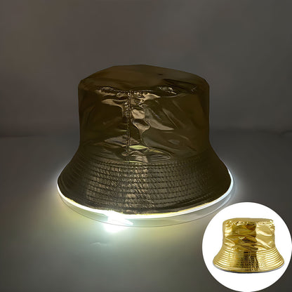 Bar Disco Glowing Bucket Hat Halloween Party LED Light Buy Center