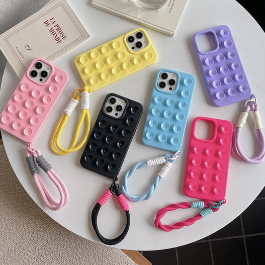 Phone Case Simple Suction Cup Lanyard Protective Cover | Phones & Accessories1 | Buy Center