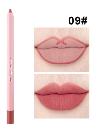 Lápiz labial delineador de labios resistente al agua con acabado mate Cameo Brown Hook Line Lip