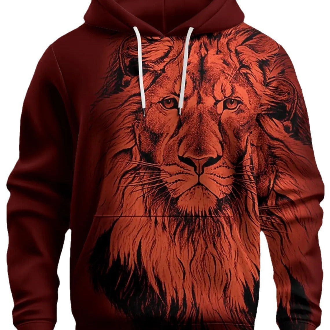 Newly Released at Buy Center: Fashion Brand Lion's Head 3D Hoodie Fashion Men And Women