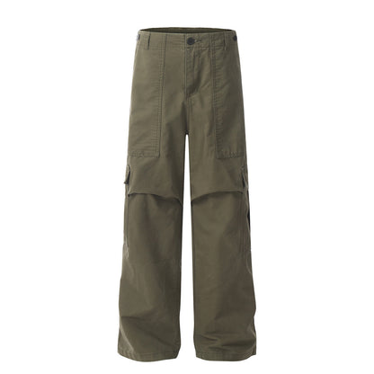 Fresh Arrivals at Buy Center: Fashion American Multi-pocket Cargo Pants Men Green