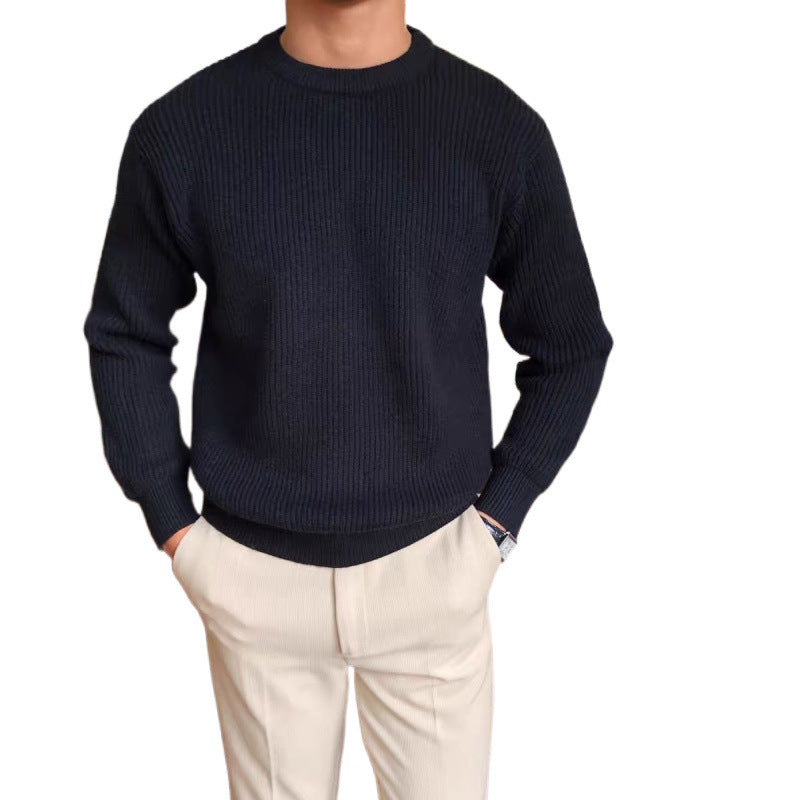 Thickening Sweater Men's Korean-style Trendy Loose Buy Center