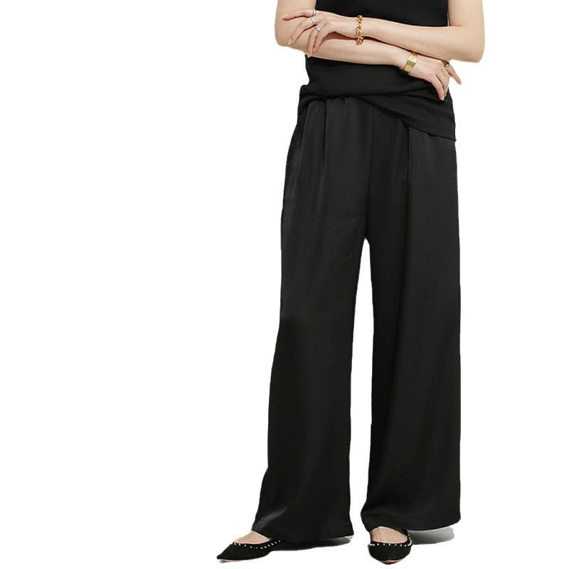 Fall Japanese And Korean Draped Casual Pants