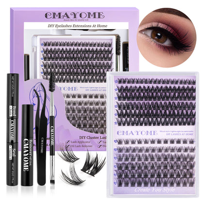 Buy Center Handpicked- DIY Boxed Segment False Eyelashes Suit Double-headed Glue DIYTZ001