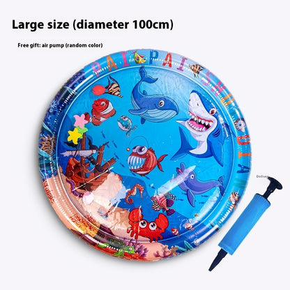 Just Arrived at Buy Center: Pet Pat Water Cushion Summer Cooling Dog Inflatable Water Injection Ice Mattress 100cm Underwater World 1