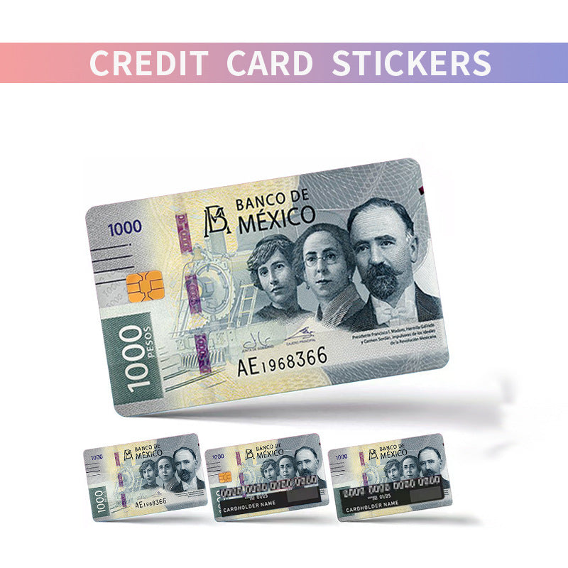 Credit Card Personalized Stickers Buy Center