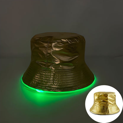 Bar Disco Glowing Bucket Hat Halloween Party LED Light Buy Center