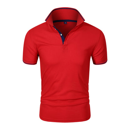 Camiseta de algodón para hombre con estilo brillante de verano