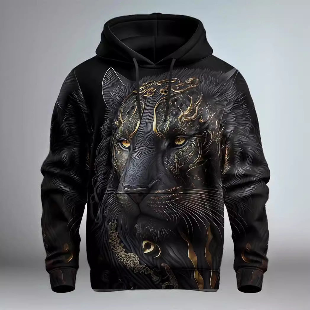 Newly Released at Buy Center: Fashion Brand Lion's Head 3D Hoodie Fashion Men And Women