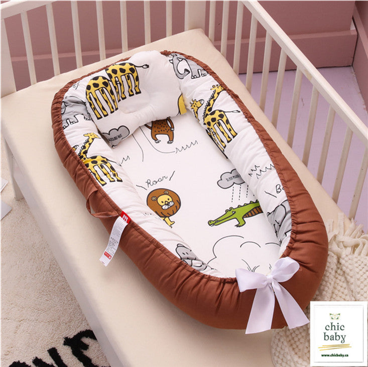 Baby Removable And Washable Bed Crib Portable Crib Travel Bed For Children Infant Kids Cotton Cradle P 50x85cm