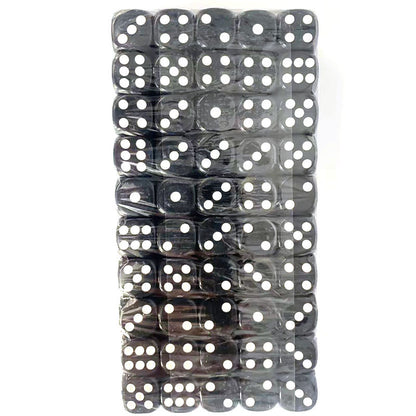 Buy Center Top Rated-In Stock 16mm Acrylic Game Chess Pieces Accessories Chip Wholesale Plastic Dice Solid Black